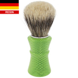 24mm Semogue Mistura Badger/Boar x AP Shave Co. Green Snakeskin Handcrafted Handle