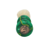 24mm Semogue SOC Boar Premium, Selected x AP Shave Co. Green Bay Handcrafted Handle