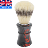 24mm Semogue Striped Boar Premium x AP Shave Co. Sith Handcrafted Handle
