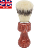 24mm Semogue Striped Boar Premium x AP Shave Co. Strawberry Cream Handcrafted Handle