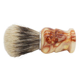 24mm Semogue Mistura Badger/Boar x AP Shave Co. Crushed Mud Resin Handle #86, Manufactured by Shavemac