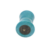 Blue Snakeskin Handcrafted Shaving Brush Handle (fits 24mm, 26mm knots)