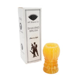 Amber Handcrafted Shaving Brush Handle (fits 24mm, 26mm knots)