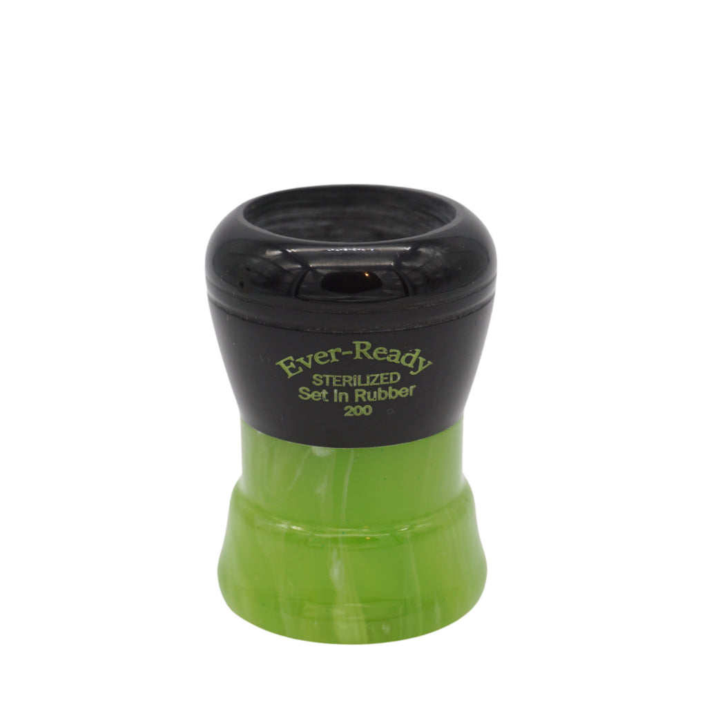 Black & Green EverReady 200 by Heritage Collection Shaving Brush Hand