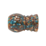 Diamonds in the Rough Handcrafted Shaving Brush Handle (fits 24mm, 26mm knots)