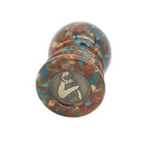 Diamonds in the Rough Handcrafted Shaving Brush Handle (fits 24mm, 26mm knots)