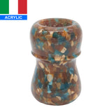 Diamonds in the Rough Handcrafted Shaving Brush Handle (fits 24mm, 26mm knots)