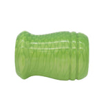 Green Snakeskin Handcrafted Shaving Brush Handle (fits 24mm, 26mm knots)