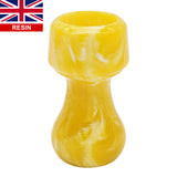 Lemon Drop Handcrafted Shaving Brush Handle (fits 24mm, 26mm knots)