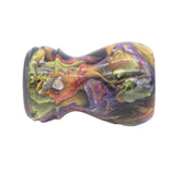 Night Graffiti Handcrafted Shaving Brush Handle (fits 24mm, 26mm knots)