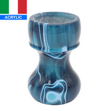 Ocean Waves Handcrafted Shaving Brush Handle (fits 28mm, 30mm knots)