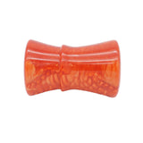 Red Snakeskin Handcrafted Shaving Brush Handle (fits 24mm, 26mm knots)