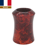 Maple Burl Stabilized Wood Handcrafted Shaving Brush Handle (fits 24mm, 26mm knots)