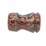 Orange Tigris Perla Handcrafted Shaving Brush Handle (fits 24mm, 26mm knots)