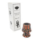 Orange Tigris Perla Handcrafted Shaving Brush Handle (fits 24mm, 26mm knots)