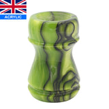 Toxic Green Handcrafted Shaving Brush Handle (fits 24mm, 26mm knots)