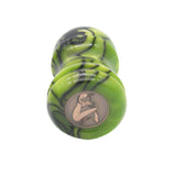 Toxic Green Handcrafted Shaving Brush Handle (fits 24mm, 26mm knots)
