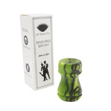 Toxic Green Handcrafted Shaving Brush Handle (fits 24mm, 26mm knots)