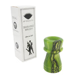 Toxic Green Handcrafted Shaving Brush Handle (fits 24mm, 26mm knots)