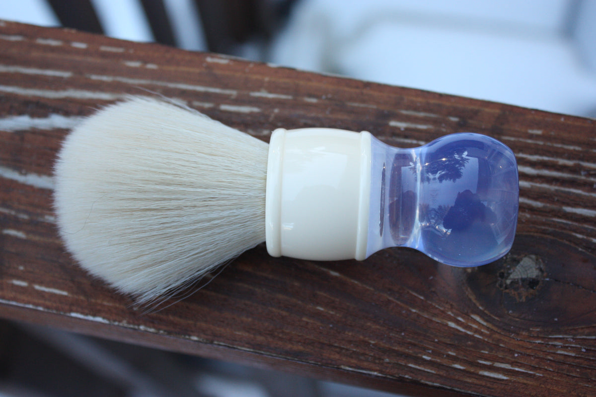 24mm Cashmere w/ Winter "White Wizard" Handle AP Shave Co.