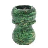 Maple Burl Stabilized Wood Handcrafted Shaving Brush Handle (fits 24mm, 26mm knots) | Handcrafted Brush Handle | AP Shave Co.