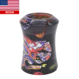 Night Graffiti Handcrafted Shaving Brush Handle (fits 24mm, 26mm knots) | Handcrafted Brush Handle | AP Shave Co.