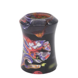 Night Graffiti Handcrafted Shaving Brush Handle (fits 24mm, 26mm knots) | Handcrafted Brush Handle | AP Shave Co.