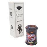 Night Graffiti Handcrafted Shaving Brush Handle (fits 24mm, 26mm knots) | Handcrafted Brush Handle | AP Shave Co.