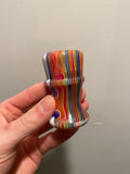FACTORY SECOND Candy Stripe Handcrafted Shaving Brush Handle (fits 24mm, 26mm knots) | Handcrafted Brush Handle | AP Shave Co.