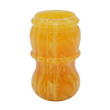 Amber Handcrafted Shaving Brush Handle (fits 24mm, 26mm knots) | Handcrafted Brush Handle | AP Shave Co.