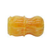 Amber Handcrafted Shaving Brush Handle (fits 24mm, 26mm knots) | Handcrafted Brush Handle | AP Shave Co.