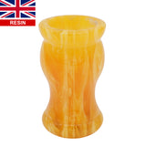 Amber Handcrafted Shaving Brush Handle (fits 24mm, 26mm knots) | Handcrafted Brush Handle | AP Shave Co.