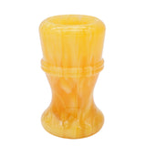 Amber Handcrafted Shaving Brush Handle (fits 24mm, 26mm knots) | Handcrafted Brush Handle | AP Shave Co.