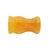 Amber Handcrafted Shaving Brush Handle (fits 24mm, 26mm knots) | Handcrafted Brush Handle | AP Shave Co.
