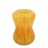 Amber Handcrafted Shaving Brush Handle (fits 24mm, 26mm knots)