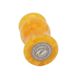 Amber Handcrafted Shaving Brush Handle (fits 24mm, 26mm knots) | Handcrafted Brush Handle | AP Shave Co.