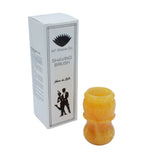 Amber Handcrafted Shaving Brush Handle (fits 24mm, 26mm knots) | Handcrafted Brush Handle | AP Shave Co.