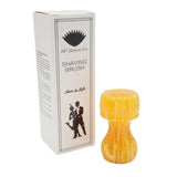 Amber Handcrafted Shaving Brush Handle (fits 24mm, 26mm knots) | Handcrafted Brush Handle | AP Shave Co.