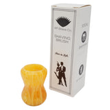 Amber Handcrafted Shaving Brush Handle (fits 24mm, 26mm knots) | Handcrafted Brush Handle | AP Shave Co.