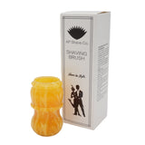 Amber Handcrafted Shaving Brush Handle (fits 24mm, 26mm knots) | Handcrafted Brush Handle | AP Shave Co.