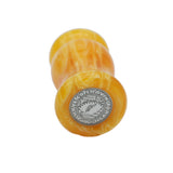 Amber Handcrafted Shaving Brush Handle (fits 24mm, 26mm knots) | Handcrafted Brush Handle | AP Shave Co.