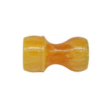 Amber Handcrafted Shaving Brush Handle (fits 24mm, 26mm knots) | Handcrafted Brush Handle | AP Shave Co.
