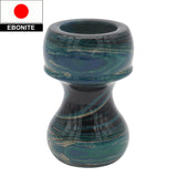 Beach Ebonite Handcrafted Shaving Brush Handle (fits 24mm, 26mm knots) | Handcrafted Brush Handle | AP Shave Co.
