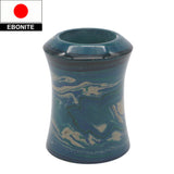 Beach Ebonite Handcrafted Shaving Brush Handle (fits 24mm, 26mm knots) | Handcrafted Brush Handle | AP Shave Co.