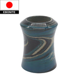 Beach Ebonite Handcrafted Shaving Brush Handle (fits 24mm, 26mm knots) | Handcrafted Brush Handle | AP Shave Co.