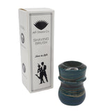 Beach Ebonite Handcrafted Shaving Brush Handle (fits 24mm, 26mm knots) | Handcrafted Brush Handle | AP Shave Co.