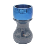 Blue Bronze & Aluminum Handcrafted Shaving Brush Handle (fits 28mm, 30mm knots) | Handcrafted Brush Handle | AP Shave Co.