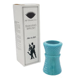 Blue Snakeskin Handcrafted Shaving Brush Handle (fits 24mm, 26mm knots) | Handcrafted Brush Handle | AP Shave Co.