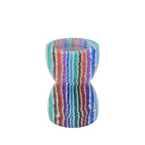 Blue Hue Stripe Handcrafted Shaving Brush Handle (fits 22mm, 24mm knots) | Handcrafted Brush Handle | AP Shave Co.