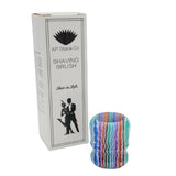 Blue Hue Stripe Handcrafted Shaving Brush Handle (fits 24mm, 26mm knots) | Handcrafted Brush Handle | AP Shave Co.
